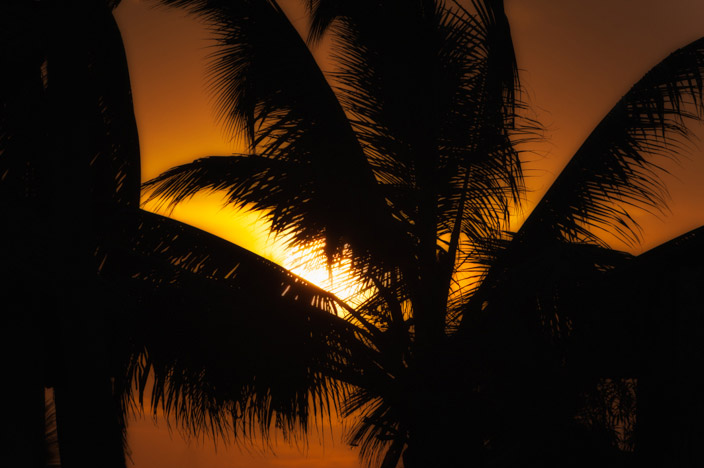 Afrika Sansibar Sonnenuntergang