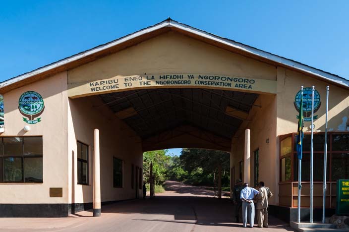 Ngorongo Park Gate, Tansania
