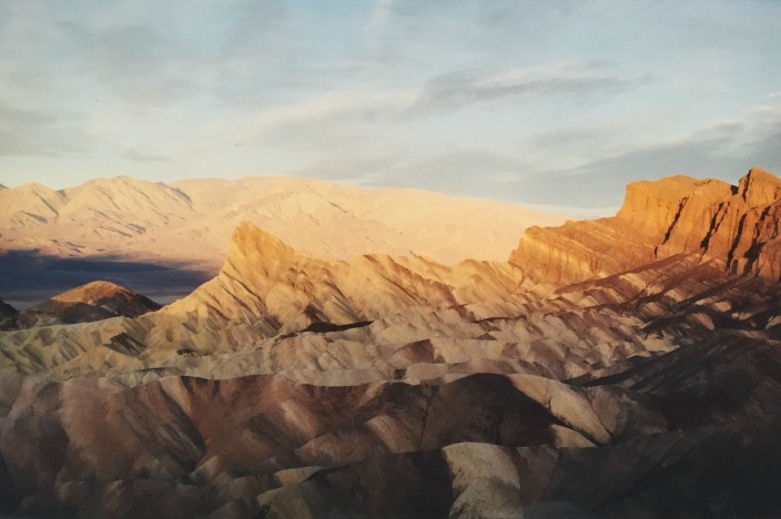 Sonnenaufgang in der Wüste - Death Valley