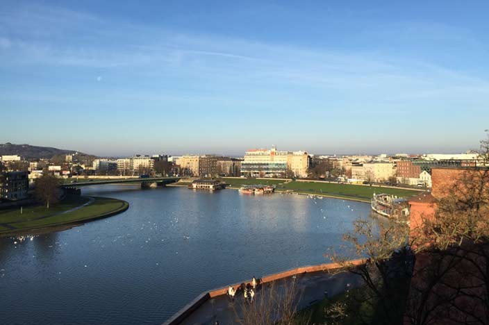 Sehenswürdigkeiten Krakau Fluss Weichsel