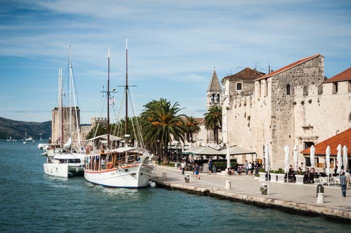 Trogir Kroatien mit dem Auto