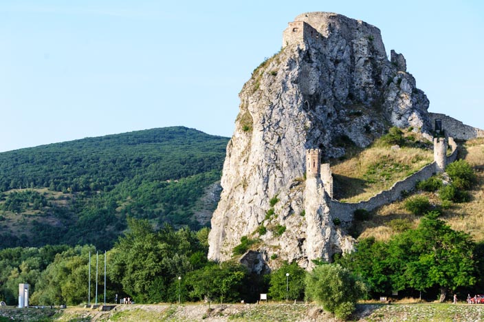 Festungsanlage der Burg Devín