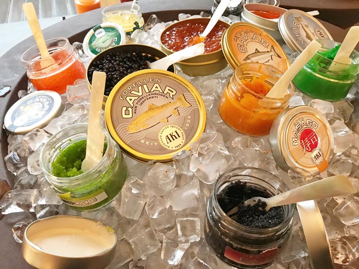 Caviar Frühstück Telegrafas im Kempinski Hotel Cathedral Square Vilnius 