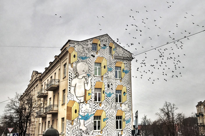 Vilnius Sehenswürdigkeiten: Streetart in Vilnius