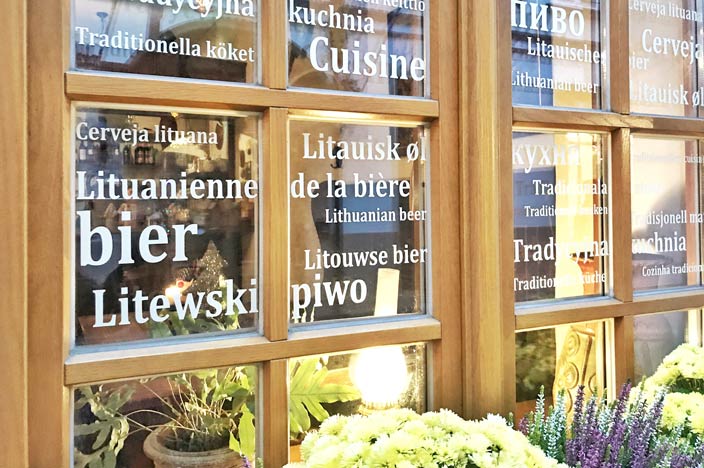 Vilnius Sehenswürdigkeiten: Schaufenster und Gassen