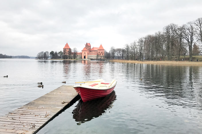 Vilnius Sehenswürdigkeiten: Wasserburg Trakai 