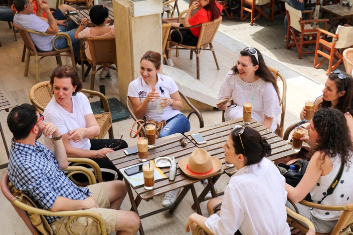 Nicosia Tipps: Café Tria Fanaria Foto: Thomas von Breitengrad66