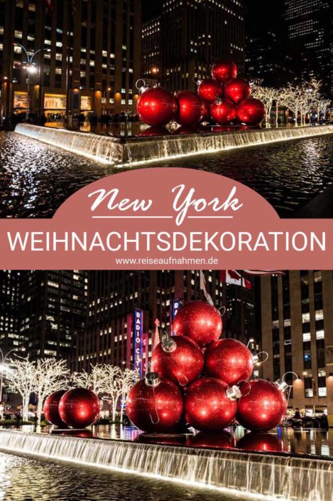 Weihnachten in New York Pinterest Pin 