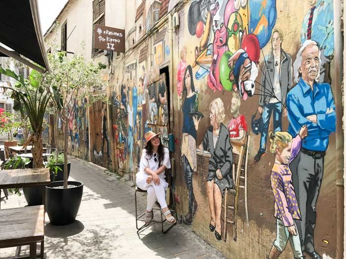 Nicosia Tipps: Das Grafitti "Die Menschen Zyperns"