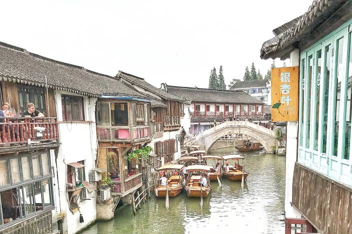 Shanghai Sehenswürdigkeiten Tipps Wasserdorf Zhujiajiao