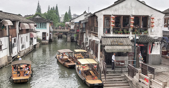 Shanghai Sehenswürdigkeiten Tipps Wasserdorf Zhujiajiao