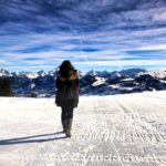 Mit der Bergbahn auf den Rellerli samt Aussicht auf die Schneelandschaft