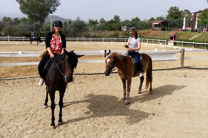 Reiten auf Zypern in der Reitschule Panagiotis Tsaktiris