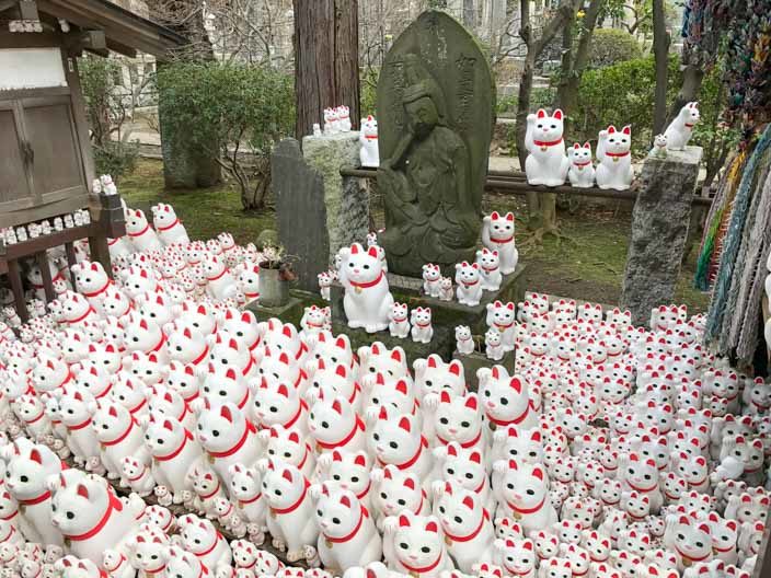 Tempel van de Winke-kat: Gotokuj in Tokio