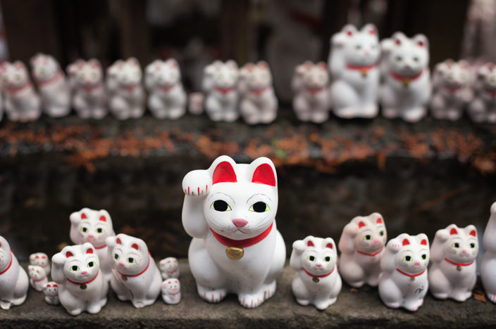 Tempel der Winkekatze: Gotokuj in Tokio